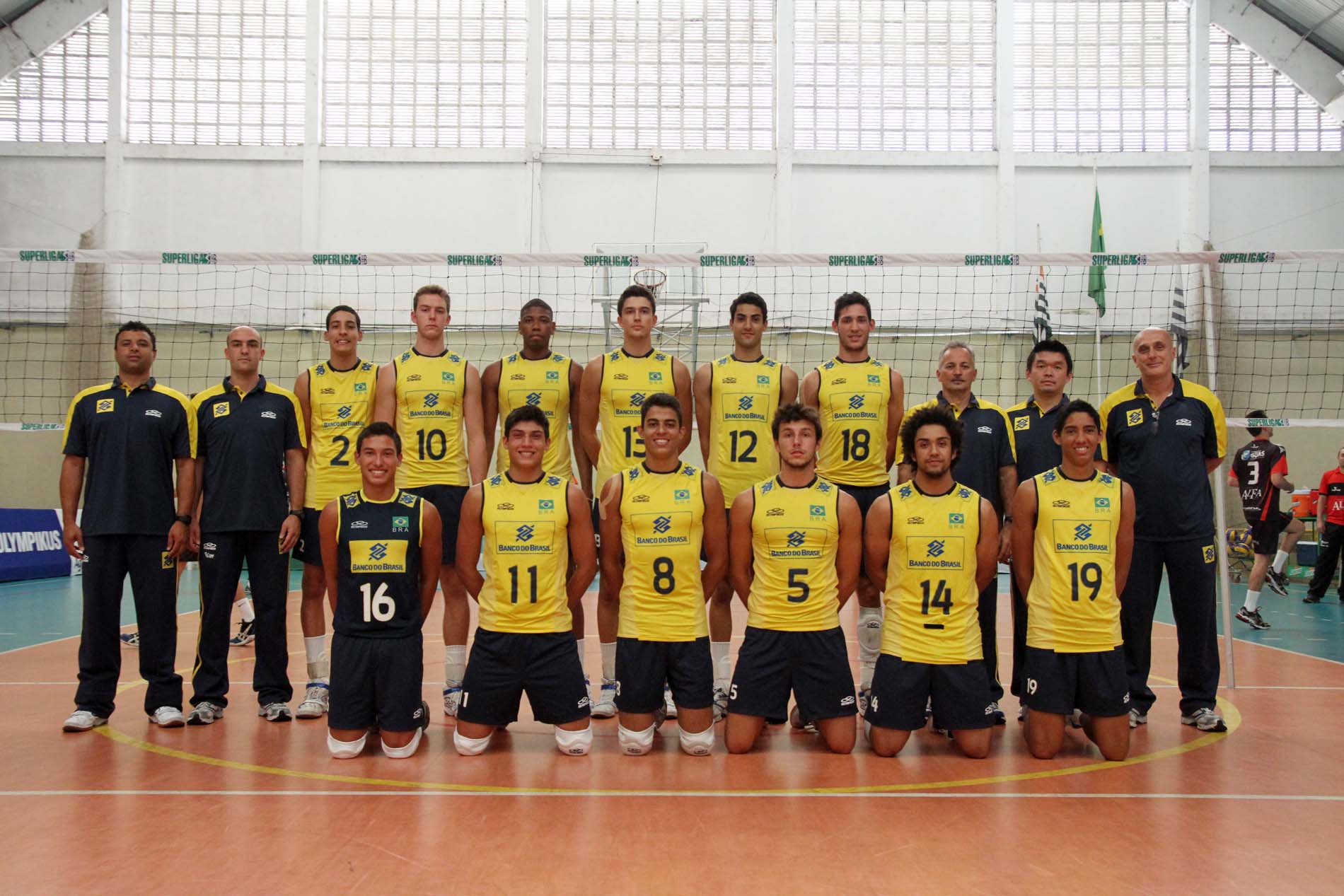 seleção brasileira de volei Infanto 2013